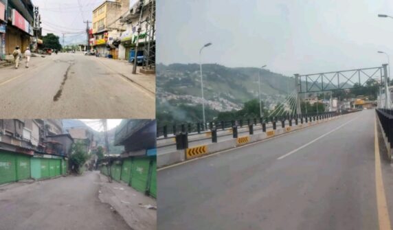 دارالحکومت مظفرآباد میں مکمل لاک ڈاون پہیہ جام ہڑتال جاری