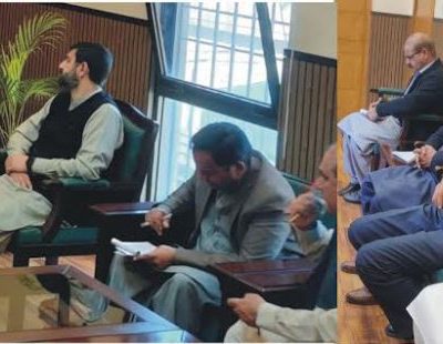 وزیراعظم آزاد کشمیر کی ہدایات پر مظفرآباد کو خوبصورت بنانے کے لیے چیف انجینئر تعمیراتِ عامہ کا اعلیٰ سطحی اجلاس